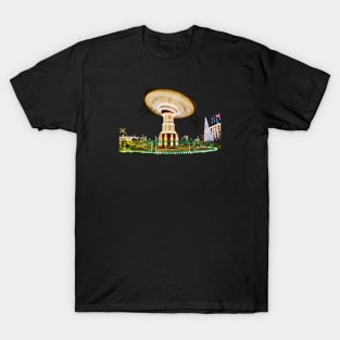 Tivoli carousel / Swiss Artwork Photography T-Shirt